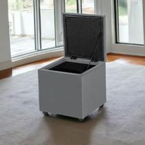 Baú Banqueta Organizador Porta Brinquedo Assento Decorativo Baú Banqueta Organizador Porta Brinquedo Assento Decorativo