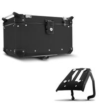Baú+base de fixação top case 48 litros super adventure honda transalp 700 2010/16 Baú+base de fixação top case 48 litros super adventure honda transalp 700 2010/16