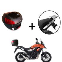 Baú Bauleto 29 Litros + Suporte baú Superior CB 500x 2013+