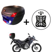 Baú Bauleto 34 Litros AWA Pross + Bagageiro XRE 300 2010+