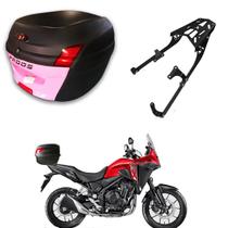 Baú Bauleto 34l com Suporte Baú Superior Nx 500 2026