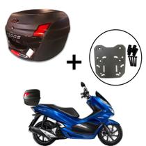 Baú Bauleto 34l + Suporte Superior Honda Pcx150 2013+