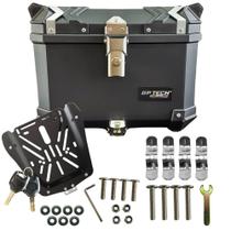 Bau Bauleto 45 Litros Universal Preto Plástico C/ Suporte e Forração Gp Tech