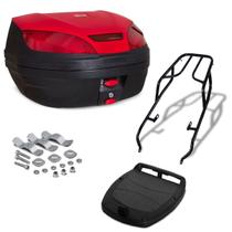 Baú Bauleto 52 Litros Pro Tork Com Bagageiro Moto Pop 100 2007 Até 2015 Baú Bauleto 52 Litros Pro Tork Com Bagageiro Moto Pop 100 2007 Até 2015