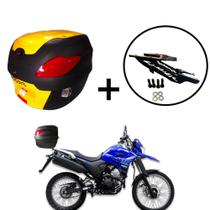 Baú Bauleto AWA 41L + Suporte Baú Superior Lander