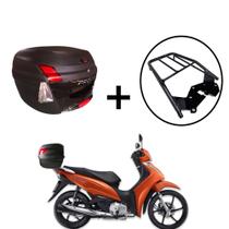 Baú Bauleto Awa Pross 34l + bagageiro de Biz 2018+
