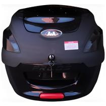 Baú Bauleto de Moto Preto 41 litros Universal Preto Motoboy Awa
