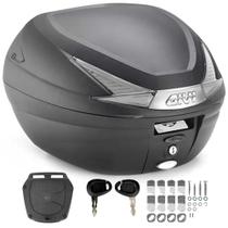 Baú Bauleto Givi 33 Litros B330 Fumê com Base Monolock Baú Bauleto Givi 33 Litros B330 Fumê com Base Monolock