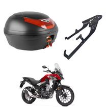 Baú Bauleto Givi E350n com Suporte Baú Superior 500x 2014 Em Diante Baú Bauleto Givi E350n com Suporte Baú Superior 500x 2014 Em Diante