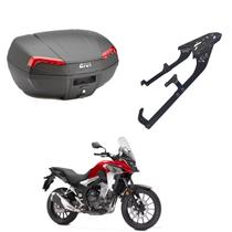 Baú Bauleto Givi E46nbr com Suporte Baú Superior 500x 2014 Em Diante Baú Bauleto Givi E46nbr com Suporte Baú Superior 500x 2014 Em Diante