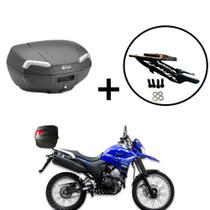 Baú Bauleto Givi E46ntbr -riviera46l Fume + Suporte Baú Superior Lander