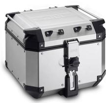 Bau bauleto mala maleta moto 42l outback traseiro aluminio polido givi obkn42a-br bmw lancamento