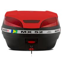 Baú Bauleto Maleiro Moto 52 Litros Caixa Completa Mixs Mx52 Oferta