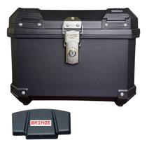 Baú Bauleto Moto Universal Traseiro 43L K-Marc Encosto Preto