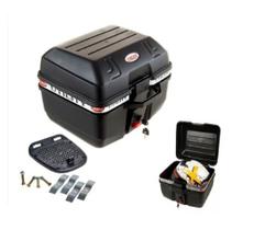 Baú / Bauleto Para Moto - 28 Litros - Capacidade Para 1 Capacete - Glider