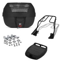 Baú Bauleto Para Moto 28 Litros Pro Tork Com Bagageiro Fazer 250 2009 Até 2014 Baú Bauleto Para Moto 28 Litros Pro Tork Com Bagageiro Fazer 250 2009 Até 2014