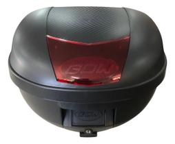 Bau Bauleto Para Moto 33 Litros Preto Gow Preto Bau Bauleto Para Moto 33 Litros Preto Gow Preto