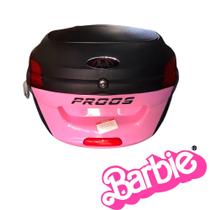 Baú Bauleto Para Moto Awa Proos 34 Litros Rosa (Barbie)