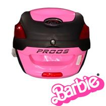 Baú Bauleto Para Moto Awa Proos 41 Litros Rosa (Barbie)