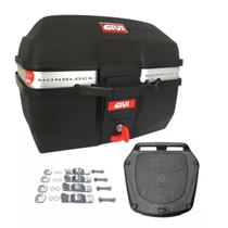 Baú Bauleto para Moto Givi Monolock E27m Traffic Universal 27 Litros