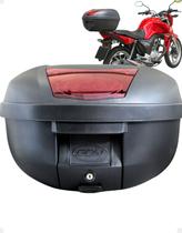 Baú Bauleto Para Moto GOW 33 Litros Refletivo Com Base e Parafusos Pra Cg Xre Fazer Biz Pop 100 125 Baú Bauleto Para Moto GOW 33 Litros Refletivo Com Base e Parafusos Pra Cg Xre Fazer Biz Pop 100 125