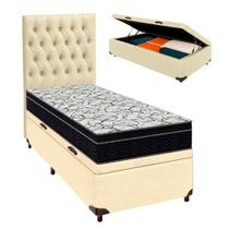 Bau Begetiza Com Colchão Solteiro Airtech150 Ortobom+Cabeceira