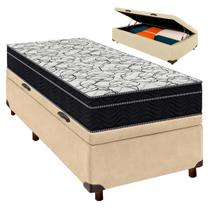 Bau Blindado Perola + Colchão Solteiro Airtech 150 Ortobom Bau Blindado Perola + Colchão Solteiro Airtech 150 Ortobom