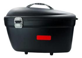 Baú box bike Kalf plástico com base 20l preto