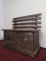 Baú Caixa De Lenha Rustic Style Adelin C 26