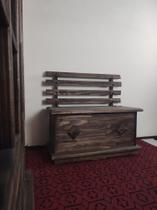 Baú Caixa De Lenha Rustic Style Adelin C 26