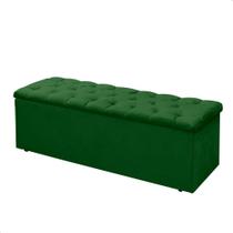 Baú Calçadeira Guarda Volumes Recamier Quarto Estofado Solteiro 90cm