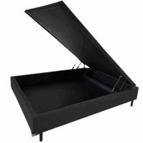 BAU CARIOCA 138 - PRETO material sintético BAU CARIOCA 138 - PRETO material sintético