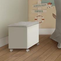 Baú com Tampo Basculante Estofado Elô