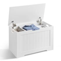 Baú de armazenamento VASAGLE Cloud White ULHS11WT 75x38x48cm