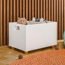 Baú de Brinquedos Branco Catalina - Pnr Móveis Baú de Brinquedos Branco Catalina - Pnr Móveis