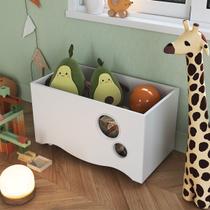 Baú de Brinquedos Encanto com Rodízios Branco - Completa Móveis Baú de Brinquedos Encanto com Rodízios Branco - Completa Móveis