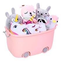 Baú De Brinquedos P/ Organizar Carrinhos, Livros E Bonecas P