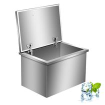 Baú de Gelo AHLOKI 304 em Aço Inoxidável - 34,9L com Tampa