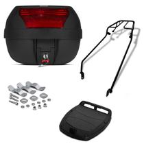 Bau De Moto 28 Litros Pro Tork Com Bagageiro Max 125 2004 Até 2011