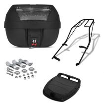 Bau De Moto 28 Litros Pro Tork Com Bagageiro Pop 110i 2016 Até 2018