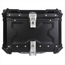 Baú de Moto Traseiro Tronos 45L-T-X em Alumínio - Base Universal - 45 Litros - Forro em material sintético - Preto
