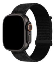 Baú Do Viking Pulseira Nylon Loop Preto-Absoluto