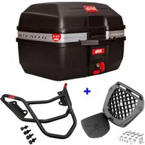 Baú Givi 27 Litros Traffic + Bagageiro Xtz250 Lander 250 Abs 2019+ Sr2141 Baú Givi 27 Litros Traffic + Bagageiro Xtz250 Lander 250 Abs 2019+ Sr2141