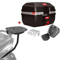Baú Givi 27 Litros Traffic + Bagageiro Yamaha Nmax160 2021+ Scam Spto534 Baú Givi 27 Litros Traffic + Bagageiro Yamaha Nmax160 2021+ Scam Spto534