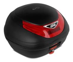 Baú Givi E350n Monolock 35 litros lente vermelha