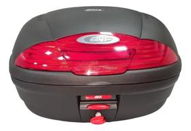 Baú Givi E450n Monolock Simply 45 litros lente vermelha Baú Givi E450n Monolock Simply 45 litros lente vermelha