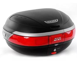 Bau Givi Monokey 52L Maxia E-52N Lente Vermelha Bauleto Bau Givi Monokey 52L Maxia E-52N Lente Vermelha Bauleto