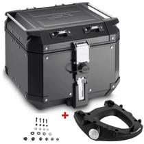 Baú Givi Monokey Traseiro Trekker Outback 42L Obkn42b Preto + Base M5 Givi