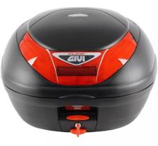 Baú Givi Monolock Flow 35L Bauleto Traseiro Moto com Base