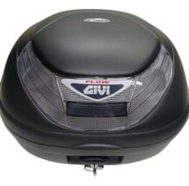 Baú Givi Monolock Flow 35L Bauleto Traseiro Moto com Base